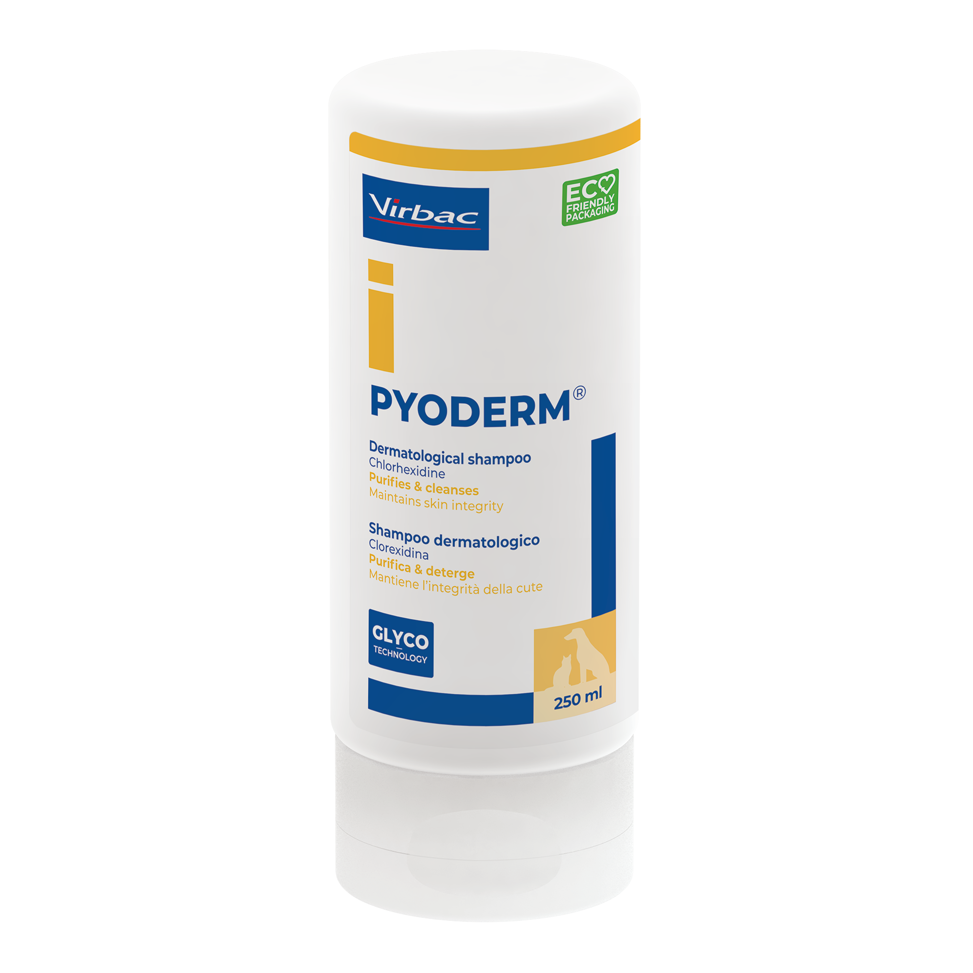 Virbac adds Pyoderm to their new and improved ecofriendly shampoo