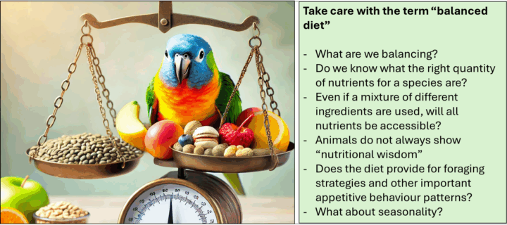 Questions we should ask about "balanced" diets